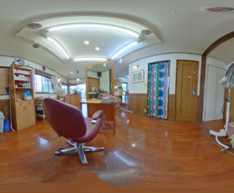 Googleストリートビュー（インドアビュー）事例：藤沢市：美容院・美容室