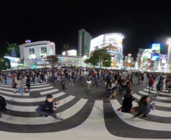 Googleストリートビュー（インドアビュー）事例：屋外・夜間